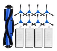 Kit de filtre à rouleau latéral pour eufy RoboVac 11S 15T 30 30C 15C 12 25C 35C, pour Bagotte BG600 BG600 MAX BG700 BG800, pour IMartine C800 D900 D900C, pour DEENKEE DK600 Aspirateur Robot