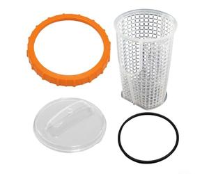 Kit de filtre à sable de piscine P07019 Couvercle P6562 Panier P07018 Joint d'écrou compatible avec Bestway-58486 58497 58499 Pièces de rechange ABS