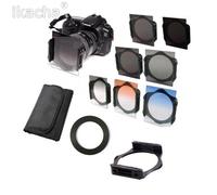 Kit de filtre bleu orange Cokin P Set,objectif d'appareil photo reflex numérique SLR,invité ND 2,4,8 +,nickel é volontaire 4,49mm,52mm,55mm,58mm,62mm,67mm,72mm,77mm,82mm - Type 55mm