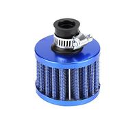 Kit de filtre d'admission d'air froid universel pour voiture, 13 mm, filtre d'admission d'air pour scooter ATV Dirt Pit Bike Moto Carter Vent Vent Breather (Bleu)