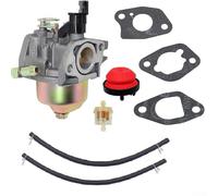 Kit de filtre de joint de carburateur pour GTX 196e et pour moteurs Huayi 1p70fb avec construction en métal pour réparation de tondeuse à gazon, avec valve de conduite de carburant et trois joints