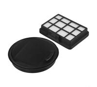 Kit de filtre de rechange HG07375 pour aspirateurs Silvercrest SBZBK 850 A1, améliore la qualité de l'air, capture les squames d'animaux, installation simple