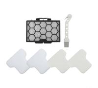 Kit de filtre de rechange pour aspirateur sans fil Shark CV100UKT, CZ250UKT, CZ250UKTDB, CZ500UKT, pour éponge de style HEPA et tampons en coton avec brosse de nettoyage, entretien