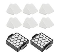 Kit de filtre de rechange pour aspirateur vertical Shark Navigator Zero-M Pet Pro ZU60 ZU62 ZU62C NV150 NV151 NV255, remplace les pièces # 1238FT60 1239FT60 (2 filtres Zu60 + 6 mousses et feutre)
