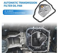 Kit De Filtre De Transmission Automatique, Kit De Filtre De Refroidisseur D'Huile CVT Kit De Joint De Carter D'Huile Pour Chevrolet Spark 2013 2014 No.3530352020/25188304 Lot De 2