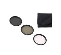 Kit de filtre d'objectif d'appareil photo de 67 mm avec pochette de rangement, verre optique HD, revêtement multicouche UV/CPL/ND8, filtre polarisant à densité neutre, cadre en alliage d'aluminium