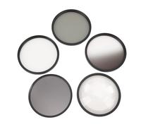 Kit de Filtre D'objectif D'appareil Photo, Kit Complet D'accessoires de Filtre D'objectif avec Filtre CPL ND8, Filtre GND, Filtre Macro, Filtre étoile 6 Points, Filtre Gris