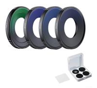 Kit de filtre d'objectif de caméra d'action 4 en 1 pour DJI Action6, CPL Polarisant ND8 ND16 ND32 Filtres en verre optique avec cadre en aluminium