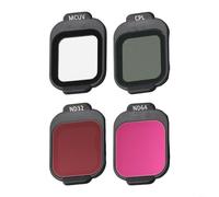 Kit de filtre d'objectif pour DJI Flip avec filtres MCUV et ND offrant une haute transparence et une meilleure précision des couleurs (MCUV+CPL+ND32+ND64)