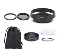 Kit de filtre d'objectif UV CPL Protection des objectifs Protection antirétroéclairage, Kit de filtre d'objectif UV CPL Durable Universel pour Objectif de caméra (49 mm)