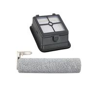 Kit de filtre for brosse latérale principale, compatible avec Mamibot Flomo I Plus, compatible avec l'aspirateur sans fil intelligent eau/poussière Atvel F16 Ultimate, pièces de rechange tout-en-un