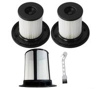 Kit de filtre HEPA avec couvercle en maille et brosse de nettoyage pour aspirateur Bosch Unlimited série 6 modèles BCS611/BBS612, 3 pièces de rechange pour une filtration efficace des poussières fines