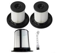 Kit de filtre HEPA pour aspirateur Bosch compatible avec UNLIMITED 6 modèles BCS611AM/05 BCS612W/01 BBS612PCK/02, comprend un filtre, un élément filtrant, une brosse de nettoyage (B)