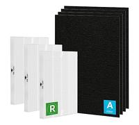 Kit de filtre HPA300 de rechange compatible avec les modèles HPA300, HPA304, HPA8350, HPA300VP (3 véritables filtres HEPA + 4 préfiltres à charbon actif)
