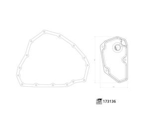 Kit de filtre hydraulique, boîte automatique FEBI BILSTEIN 173136