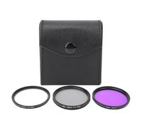 Kit de filtre pour objectif en verre optique, 55 mm, universel pour objectifs d'appareils photo Canon, Nikon, Sony, Olympus, Pentax et Panasonic.