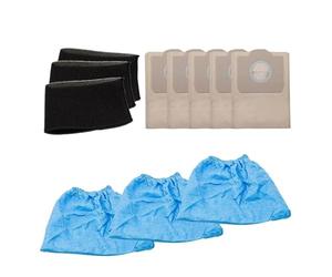 Kit De Filtre Sac À Poussière For Aspirateur, Compatible Avec Einhell TC-VC 1800, Accessoires Remplacement For Sec Et Humide