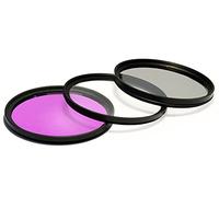 Kit de filtre UV ultra violet + polariseur circulaire CPL + filtre fluorescent FLD pour objectif Samyang 100 mm F2.8