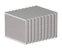 Kit de filtres à poussière grossière ComfoAir Fit 100 ISO Coarse 65%, 10 pièces de Zehnder - 400100175