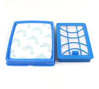 Kit de Filtres Adapté à Philips PowerPro Expert Aspirateur | compatible avec Philips FC8003/01 | CP0616/01 | CP0617/01 | FC6042/01 | Filtre d'entrée lavable + Filtre d'évacuation