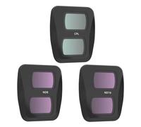 Kit de filtres Compatible avec Le DJI Air 3 et sa Protection de nacelle, Comprenant des filtres ND8/16/32/64/1000, UV et CPL for caméra de Drone.(3in1)