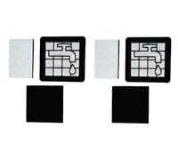Kit De Filtres Compatible Avec Les Aspirateurs Sans Sac Philips Série 2000 (XB2022, XB2023, XB2042) - Accessoires Compatibles Avec XV1220/01(2 sets)