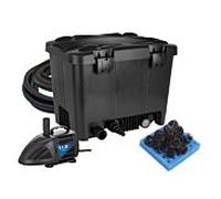 Kit de filtres de bassin TIP - pour bassin de 20 000 l, UV-C 18 W, humide et sec, récipient filtrant de 70 l, WDF 20000 UV 18, 30285