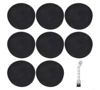 Kit de filtres de rechange Bissell 8 filtres en mousse et 1 brosse de nettoyage pour PowerForce pour Helix Turbo 1700 1701 pour aspirateurs verticaux