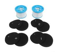 Kit de filtres de rechange compatible avec Bissell pour PowerClean et FurFinder 280 W avec 2 filtres et 4 tampons pré-filtrants pour une fonction d'aspiration améliorée