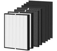 Kit de filtres de rechange compatibles avec Air DR. 3000 3000M 3000 Pro Puri-Fier, pièce #3001 3002 avec 2 filtres HEPA, 2 filtres à charbon et 4 préfiltres