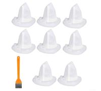 Kit de filtres de rechange pour aspirateur à main sans fil BlackDecker Dustbuster AdvancedClean, comprend 8 filtres et 1 brosse, compatible avec les modèles CHV1410L CHV1410 CHV9610 CHV1210 CHV1510