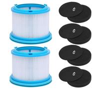 Kit de filtres de rechange pour aspirateur Bissell PowerClean FurGuard 280 W et FurFinder 200 W, 2 filtres et 4 tampons pré-filtrants