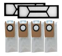 Kit de filtres de rechange pour aspirateur Eufy S1 Pro en nylon non tissé | Attrape la poussière fine, matériau non tissé en nylon, nettoyage facile, performance optimale, air intérieur plus sain