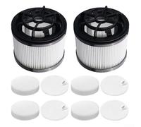 Kit de filtres de rechange pour aspirateur sans fil LVAC300, comprenant 4 filtres pré-moteur et 2 filtres post-moteur pour une capture efficace des particules et une longue durée de vie de