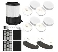 Kit de filtres de rechange pour Shark PowerDetect IP3251EUT/IP3225EUT IP3251C/IP3252, comprend des préfiltres en mousse HEPA et une brosse de nettoyage