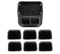 Kit de filtres de rechange pour Xiaomi W30/W30 Pro/E303HW - Pièces de filtration HEPA lavables - Capture la poussière et les squames de cheveux - Pour nettoyage domestique et entretien sous vide (7