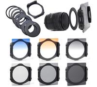 Kit de filtres dégradé Gris Orange Bleu Cokin P 6pcs Filtre lentille + Adaptateur Anneau 9pcs