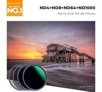 Kit De Filtres Densité Neutre 55Mm Nd4 Nd8 Nd64 Nd1000 Haute-Définition Résistant À L'Eau Anti-Rayures Antiréfléchissante Pour Objectif Appareil Photo Reflex Numérique[Z502]