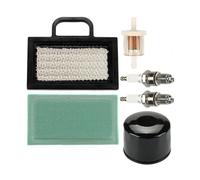 Kit de filtres d'entretien Tout-en-Un conçu spécifiquement for Les Moteurs bicylindres en V de tondeuses à Gazon, avec Les références clés.