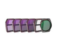 Kit de filtres d'objectif d'appareil Photo à densité Neutre, compatibles avec Les Accessoires DJI Air 3S ND8 ND16 ND32 ND64 ND256 UV CPL(ND 8 16 32 64 UV CPL)