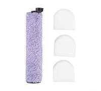 Kit de filtres en mousse pour aspirateur pour Shark WD101 WD201 pour HydroVac XL 3 en 1, 1 brosse à rouleau, 3 filtres en mousse, accessoires de rechange pour aspirateur