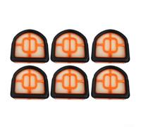 Kit de filtres en mousse réutilisables pour Shark WDB1F2 AW201 WD201 WD101 WD100 pour modèles hydrovac - Filtres éponge lavables pour entretien d'aspirateur vertical (6 pièces)