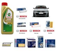 Kit de Filtres Entretien Bosch + Huile pour BMW 3 Coupe E92 330d 170 Kw 231 HP