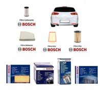 Kit de Filtres Entretien Bosch pour Seat Leon 1P1 1.6 Tdi 66 Kw 90 HP