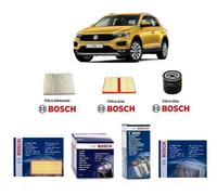 Kit de Filtres Entretien Bosch pour Vw-Troc 1.0 TSI 85 Kw 115 HP
