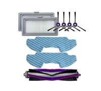 Kit De Filtres For Brosse Principale, Brosse Latérale Et Chiffon De Nettoyage, Compatible Avec L'aspirateur Robot Samsung Powerbot-E VR05R5050WK.