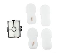 Kit de filtres HEPA compatibles avec aspirateur filaire Shark Stratos UltraLight DuoClean-PowerFins HZ3000 HZ3002, pièces de rechange XFFKHZ3000, comprend des filtres pré-moteur en mousse et feutre (A