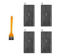 Kit de filtres HEPA de rechange compatibles avec Dreame Aqua10 Ultra Track, Aqua10 Ultra Roller, accessoires pour robot aspirateur, 4 filtres