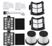 Kit de filtres HEPA de rechange pour Shark IW3511 IW3120 IW1111 - Mousse lavable et filtres dock - Assemblage pré-moteur avec brosse de nettoyage - 13 pièces compatibles avec Detect Pro Series