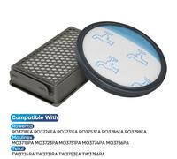 Kit de Filtres HEPA Pour Les Aspirateurs Rowenta, Moulinex, Tefal Compact Power Cyclonic (Alternative à ZR005901)